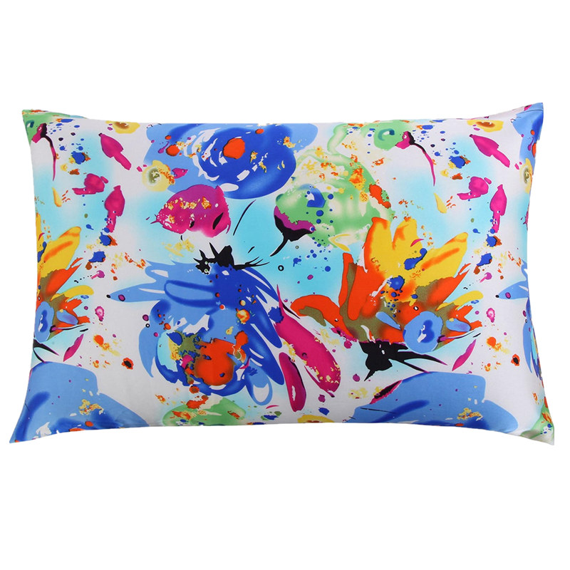 Silk Pillowcase Set - Шелковый Чехол-Подушка на молнии, 1 шт.,