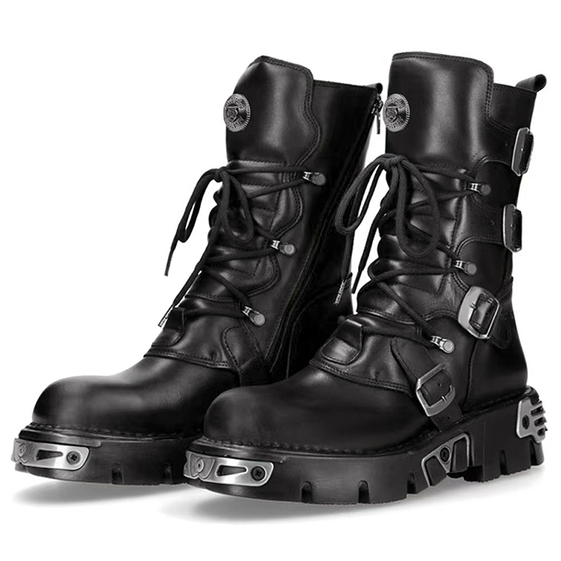Luxury Lifestyle Shoes - мужские роскошные модные высокие мотоциклетные ботинки