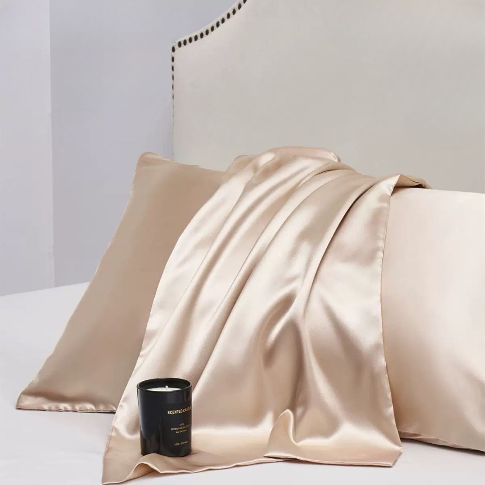 Silk Pillowcase Set - 1 шт. Шелковая наволочка из натурального