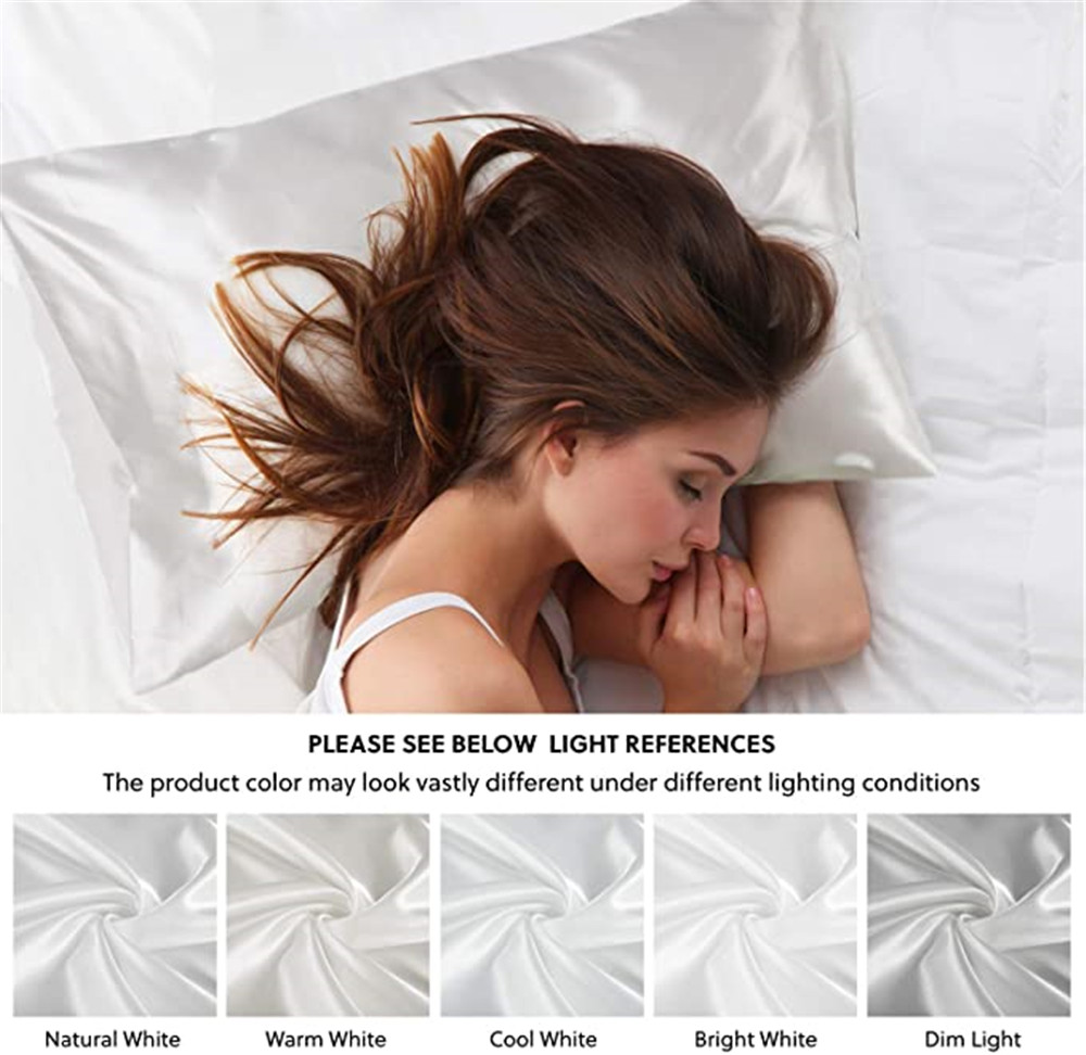 2 шт./лот, однотонные шелковис – обзор и цена Silk Pillowcase Set